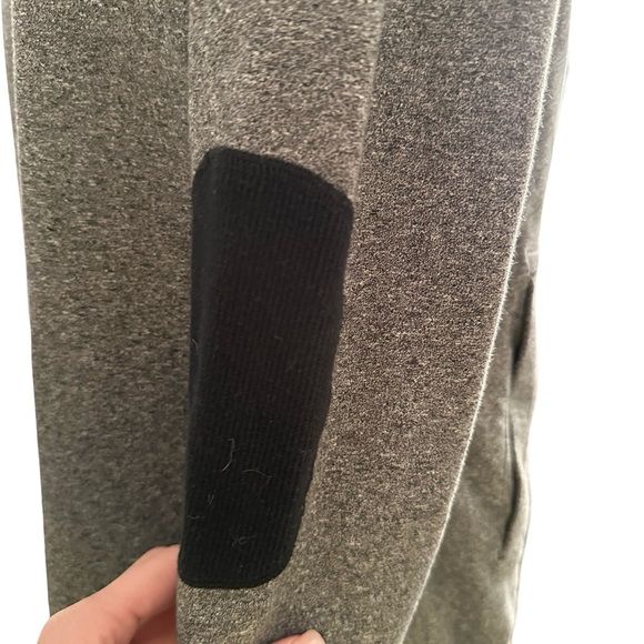 Lululemon Gratitude Wrap Heathered Dark Gray Snap Long Sleeve Collared Sz 8. - Picture 9 of 11